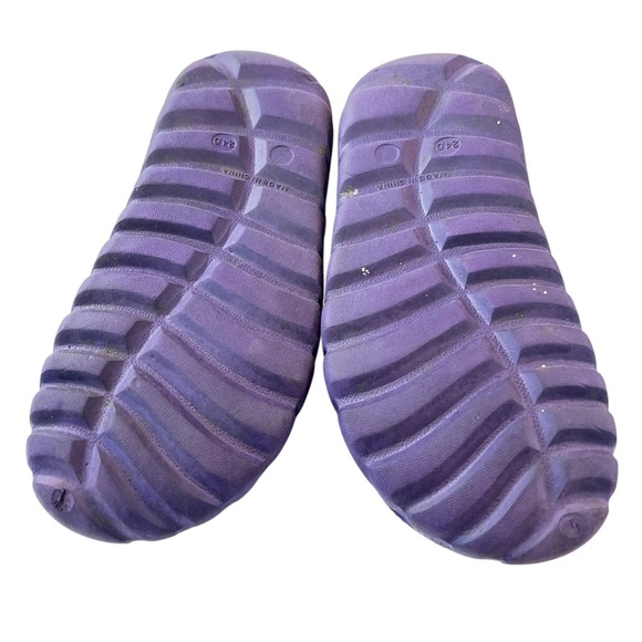 Amoji Clogs Mules Size 240 or Women’s Size 8 Purple - Picture 7 of 7